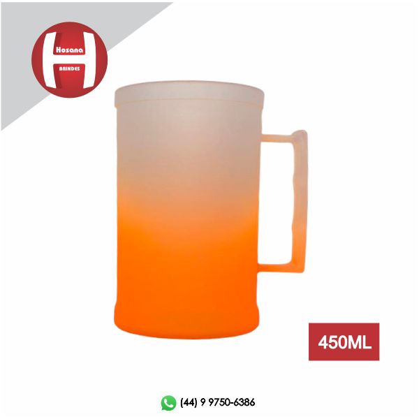 CANECA DEGRAD - LARANJA NEON