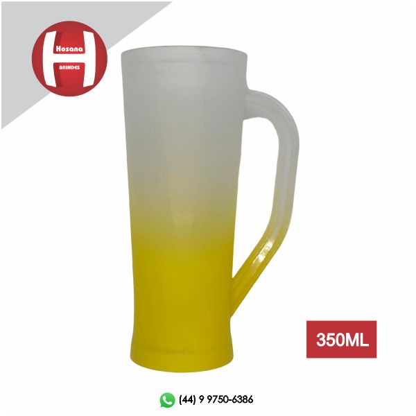 CANECA SLIM - AMARELO BANDEIRA