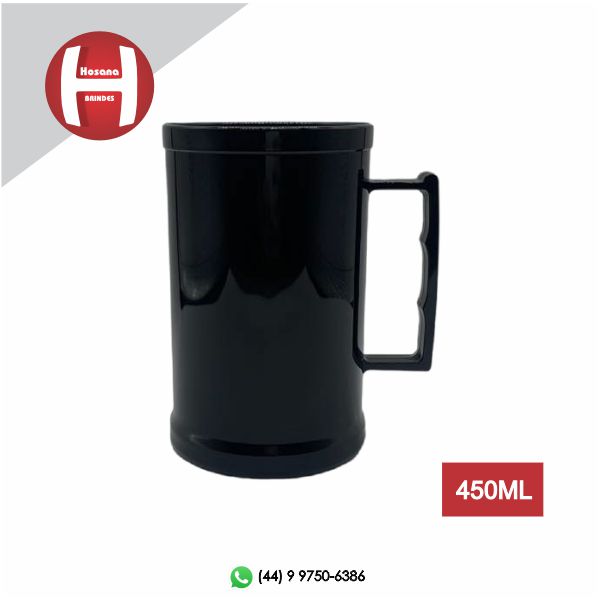 CANECA CHOPP - PRETA