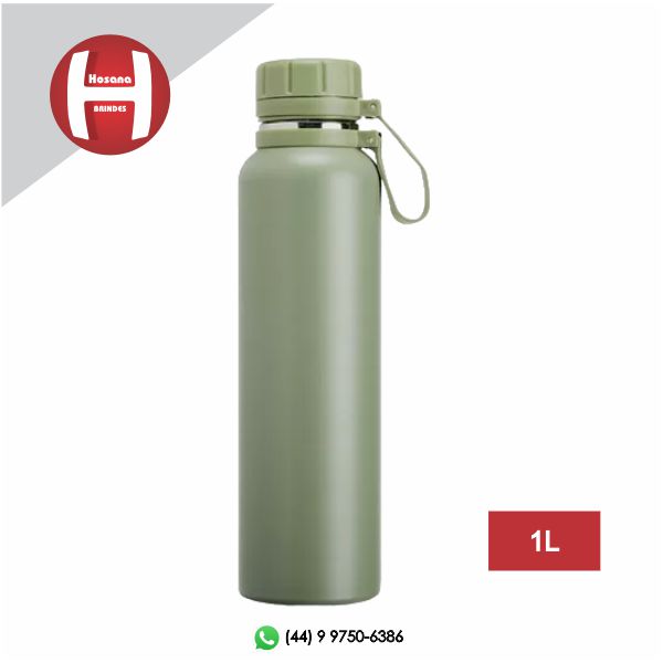 Garrafa Trmica Inox 1L - Verde