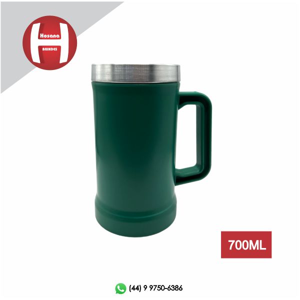 Caneca Semi-trmica 700ml - Verde